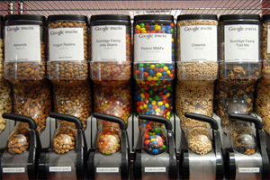 Google snack stations